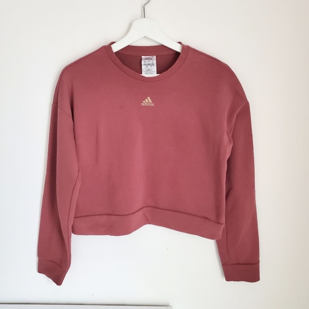 Adidas Cropped Sweatshirt Size S